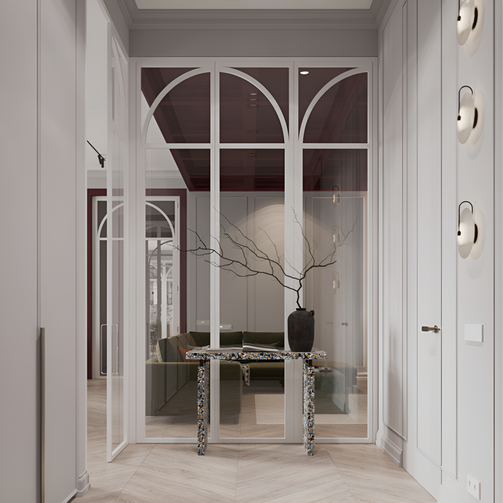 Дизайн інтер'єру передпокою у французькому стилі