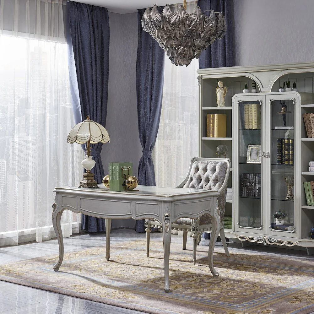 Дизайн інтер'єру офісу у стилі французька класика