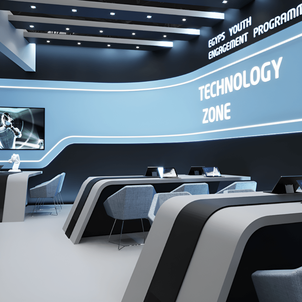 Дизайн офісу в стилі hi-tech