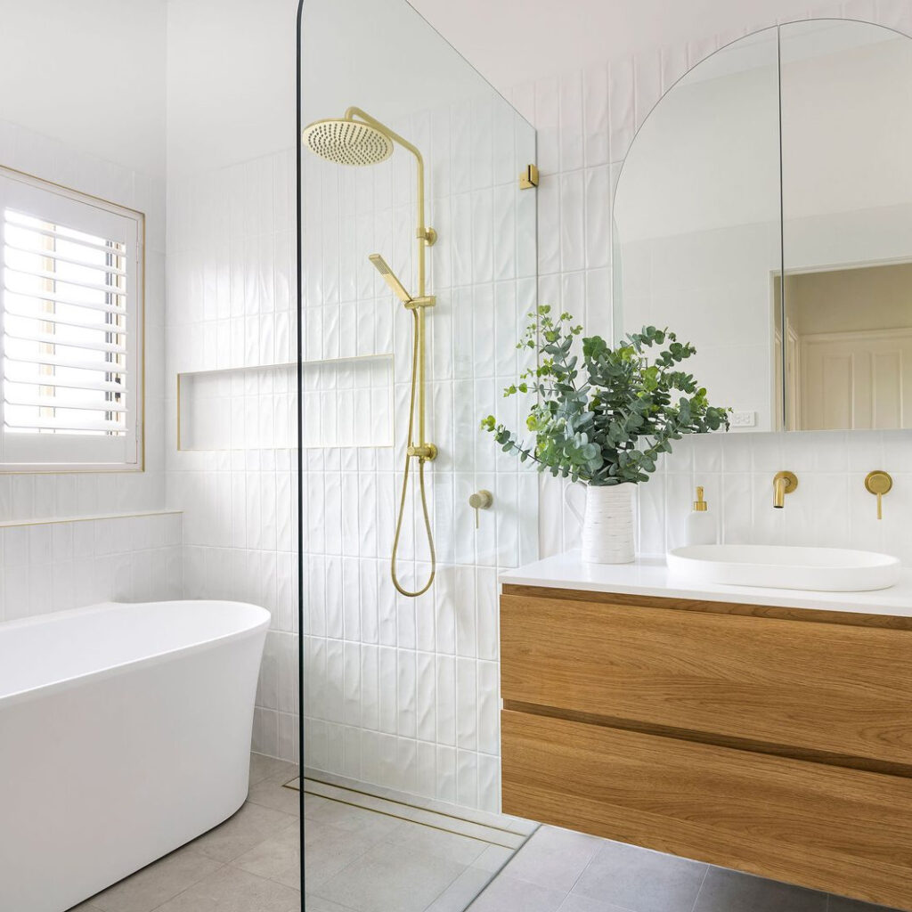 Дизайн інтер'єру ванної кімнати у стилі хюгге