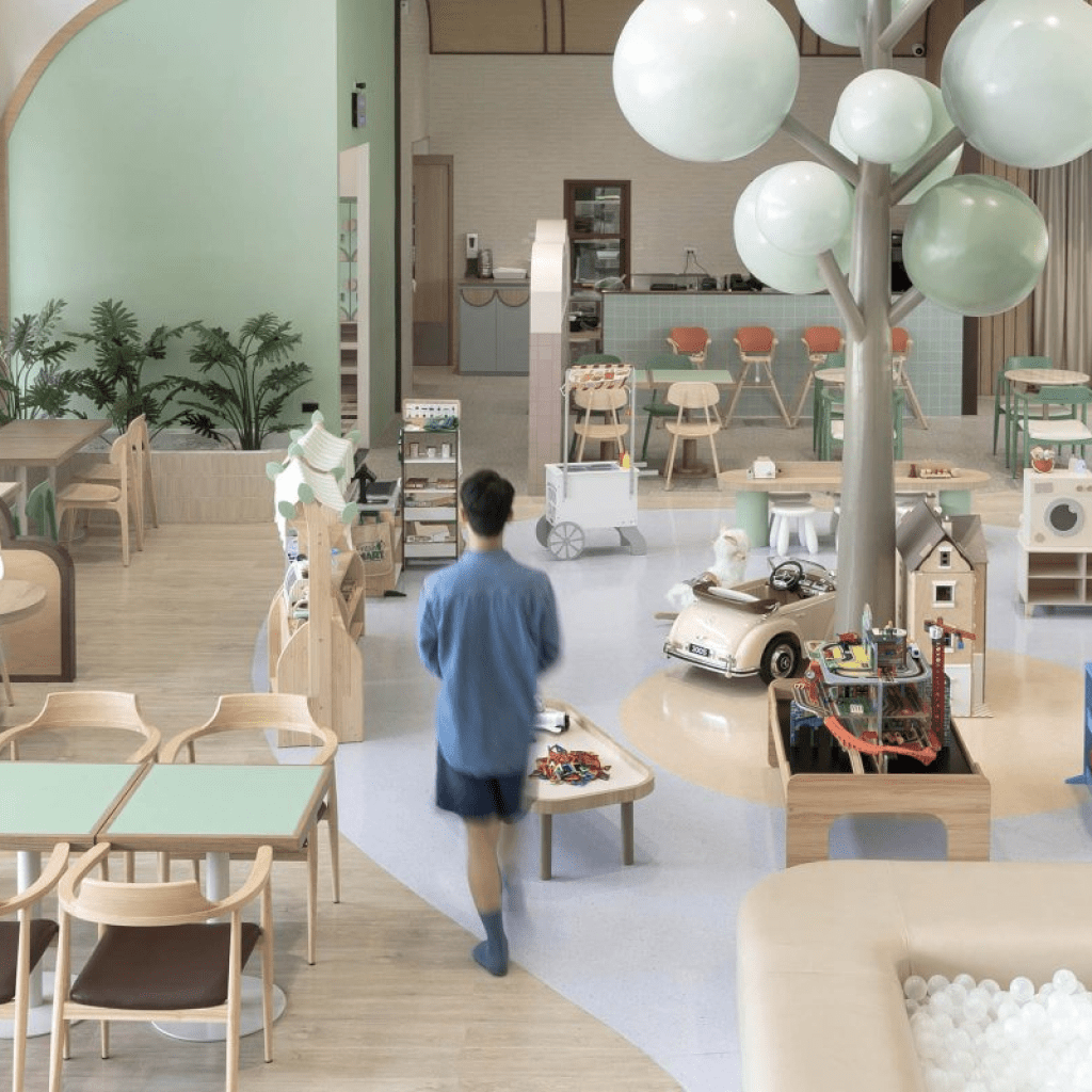 Дизайн детского кафе в скандинавском стиле