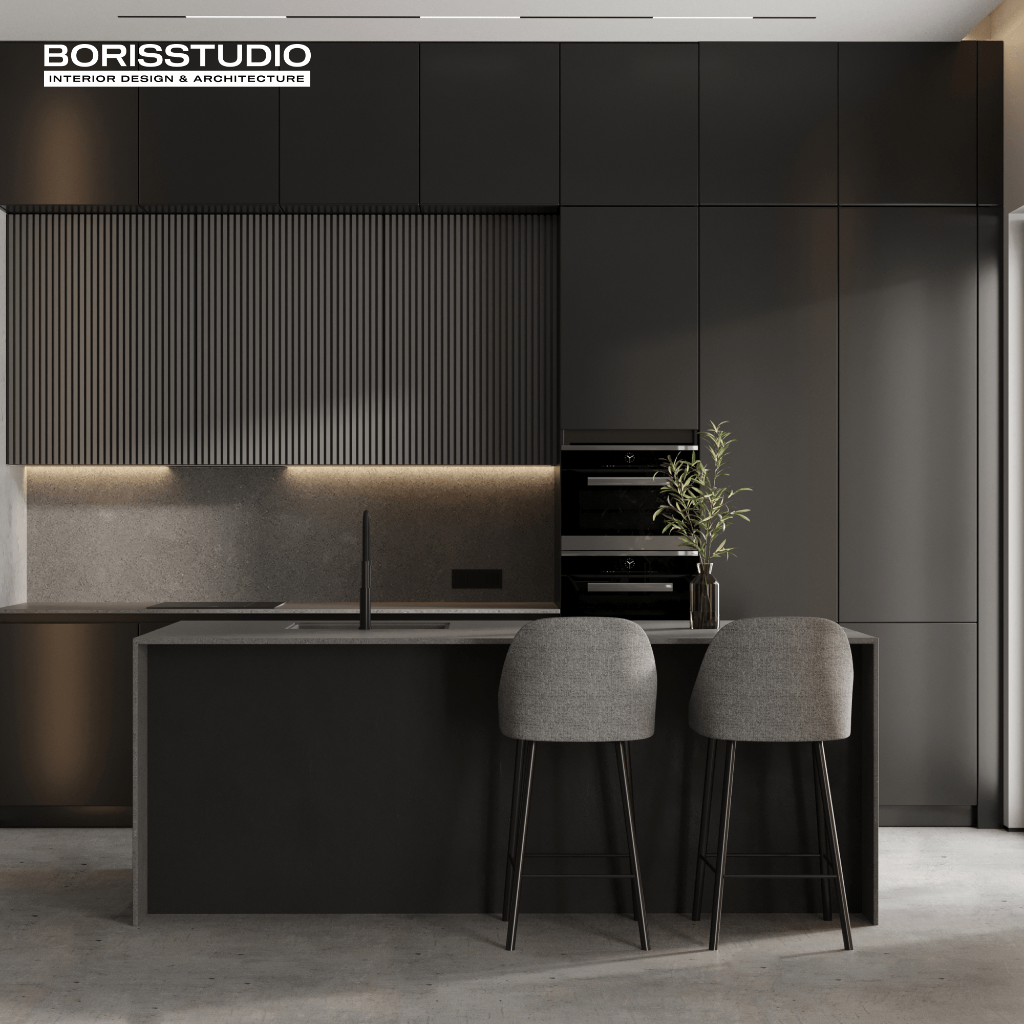 Дизайн интерьера кухни от BORISSTUDIO