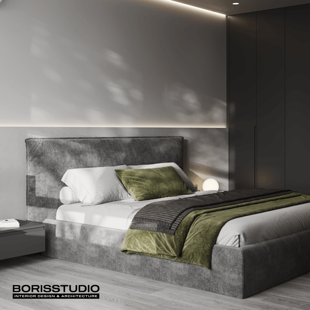 Дизайн-проєкт спальні для квартири від BORISSTUDIO