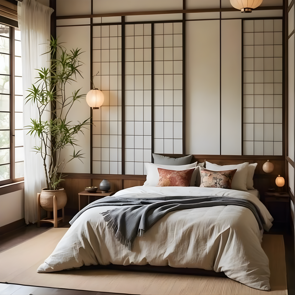 Дизайн-проект спальні в китайському стилі