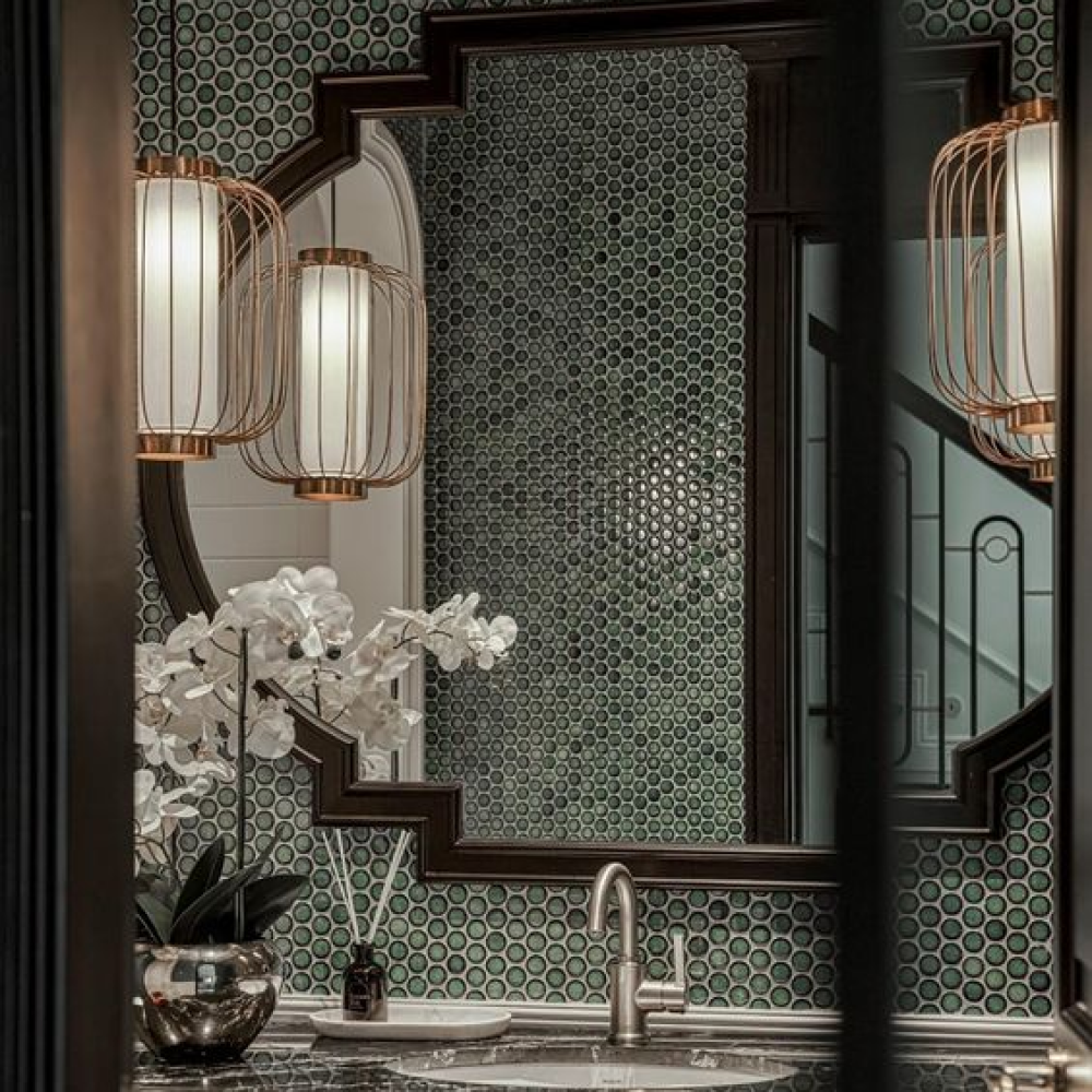 Дизайн інтер'єру ванної кімнати в китайському стилі