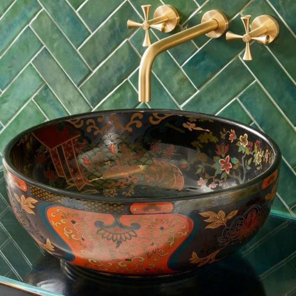 Декор для ванної кімнати в китайському стилі