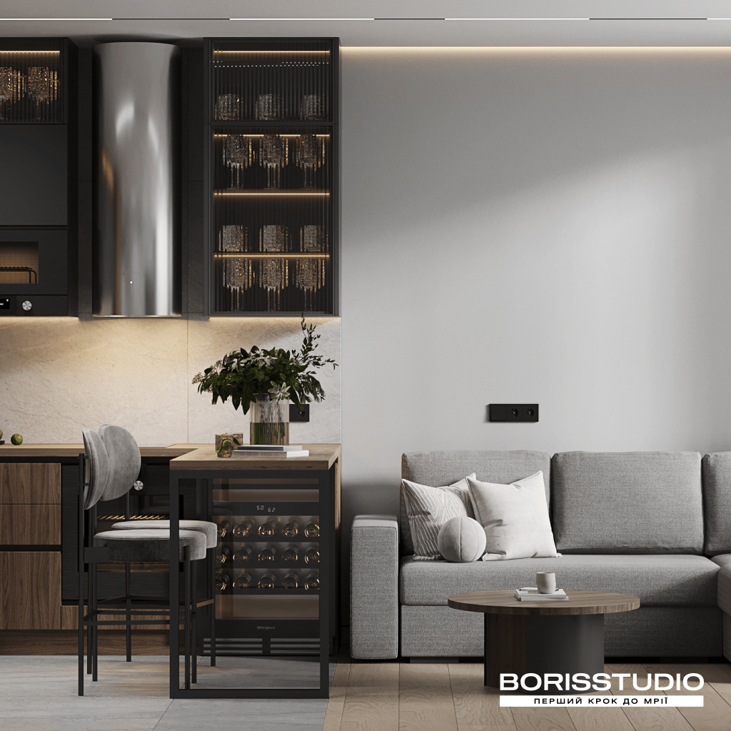 Інтер'єр у стилі лофт від BORISSTUDIO