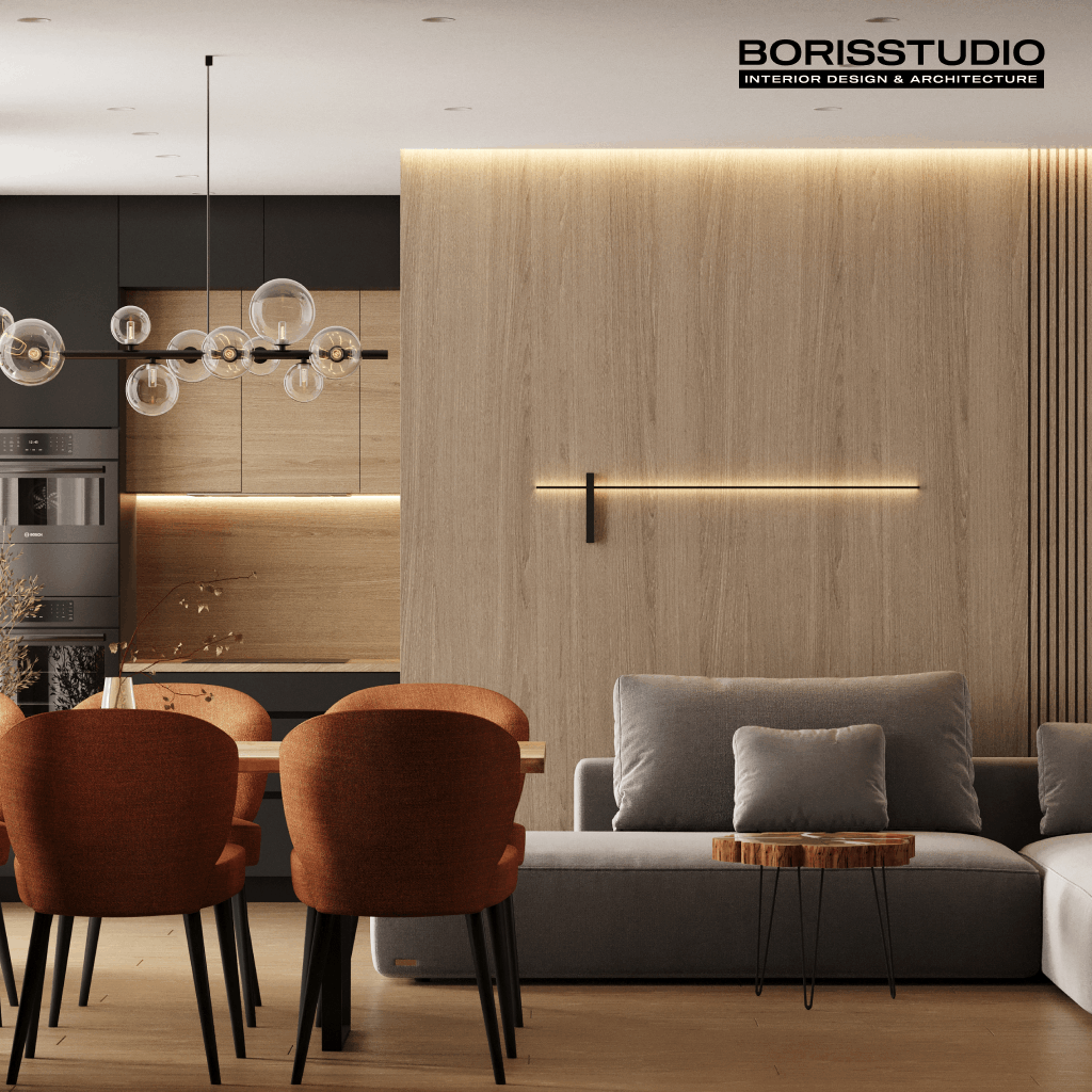 Дизайн-проект у стилі лофт від BORISSTUDIO