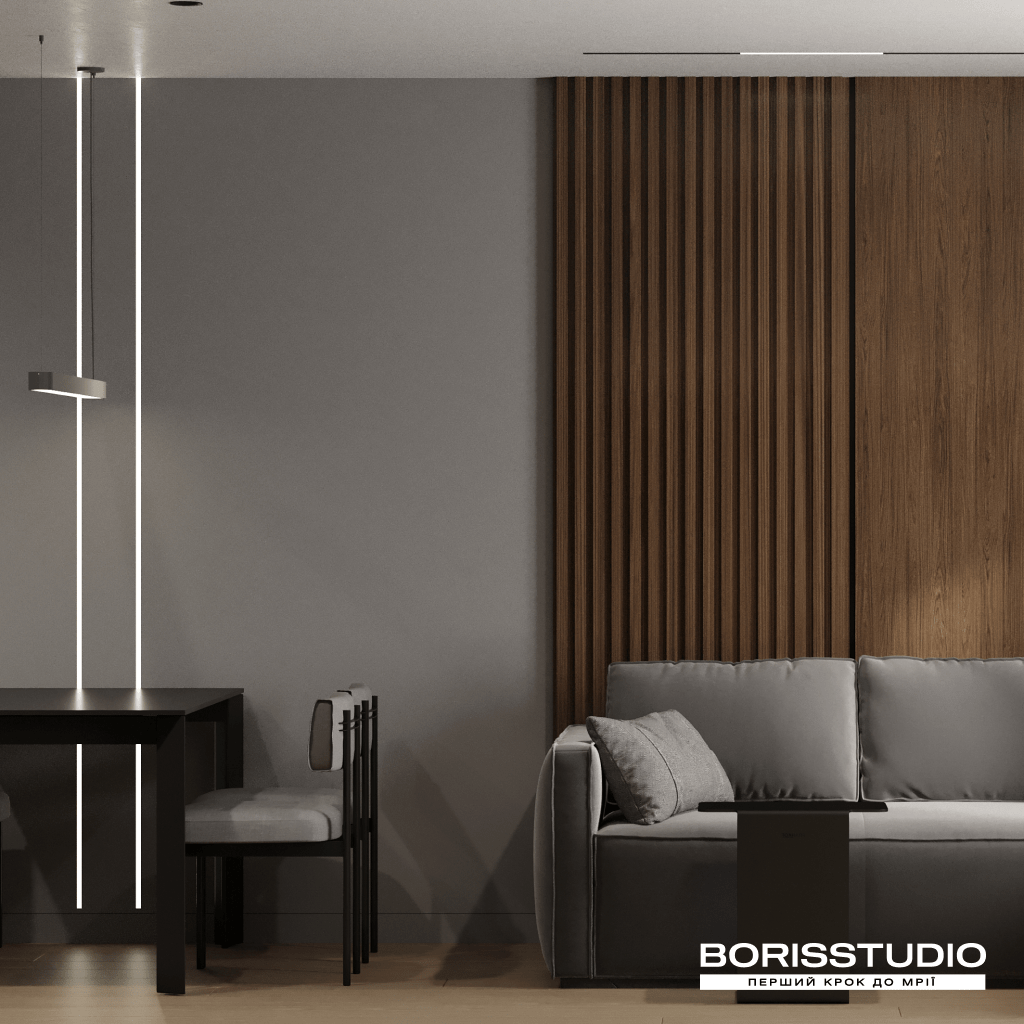 Дизайн квартири в стилі лофт від BORISSTUDIO