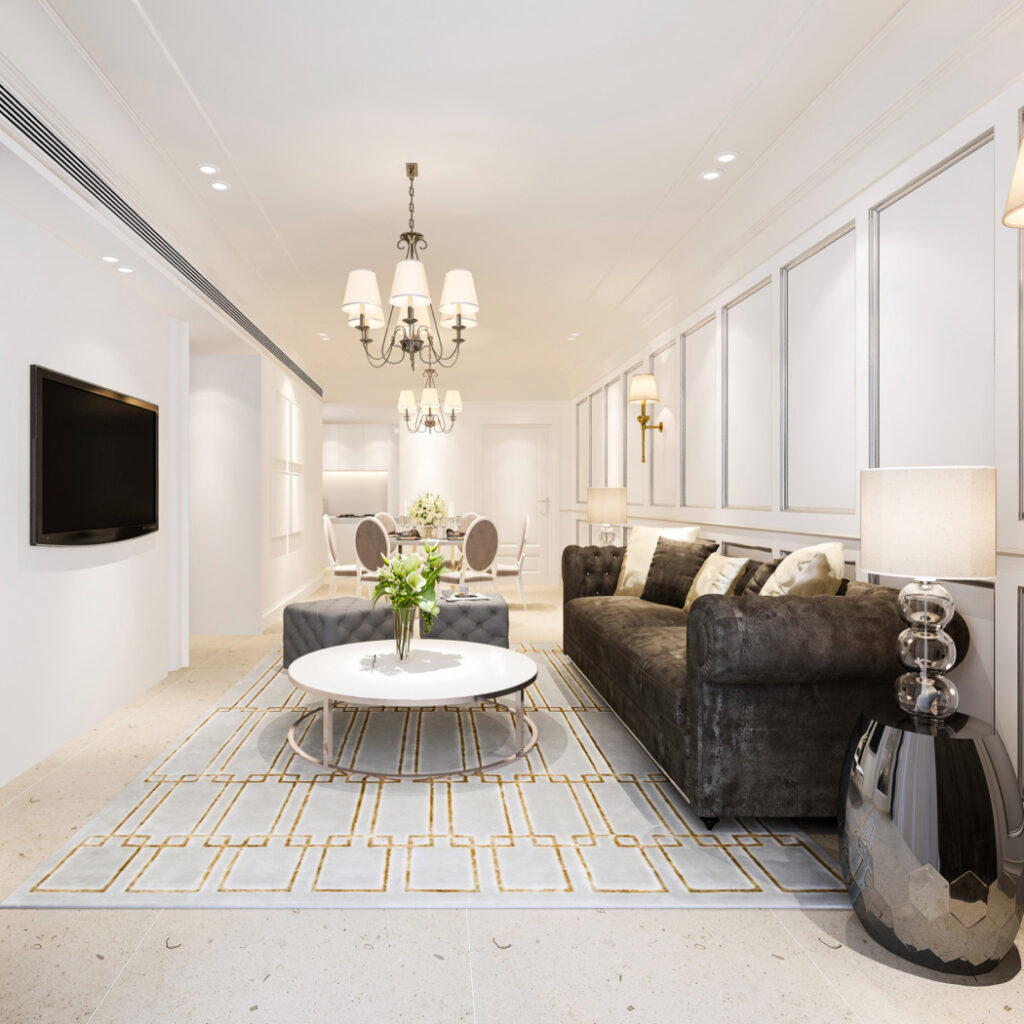 Інтер'єр будинку в стилі модерн