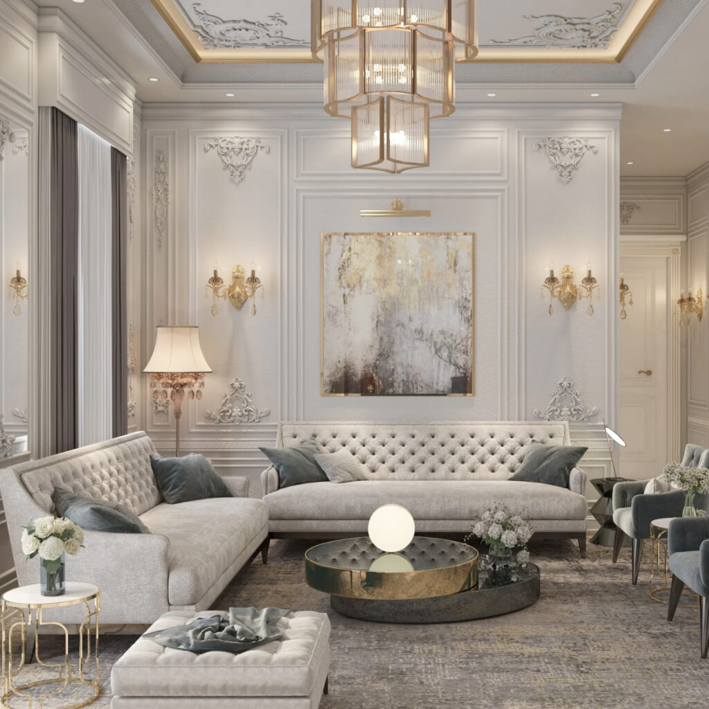 Інтер'єр вітальні в стилі модерн