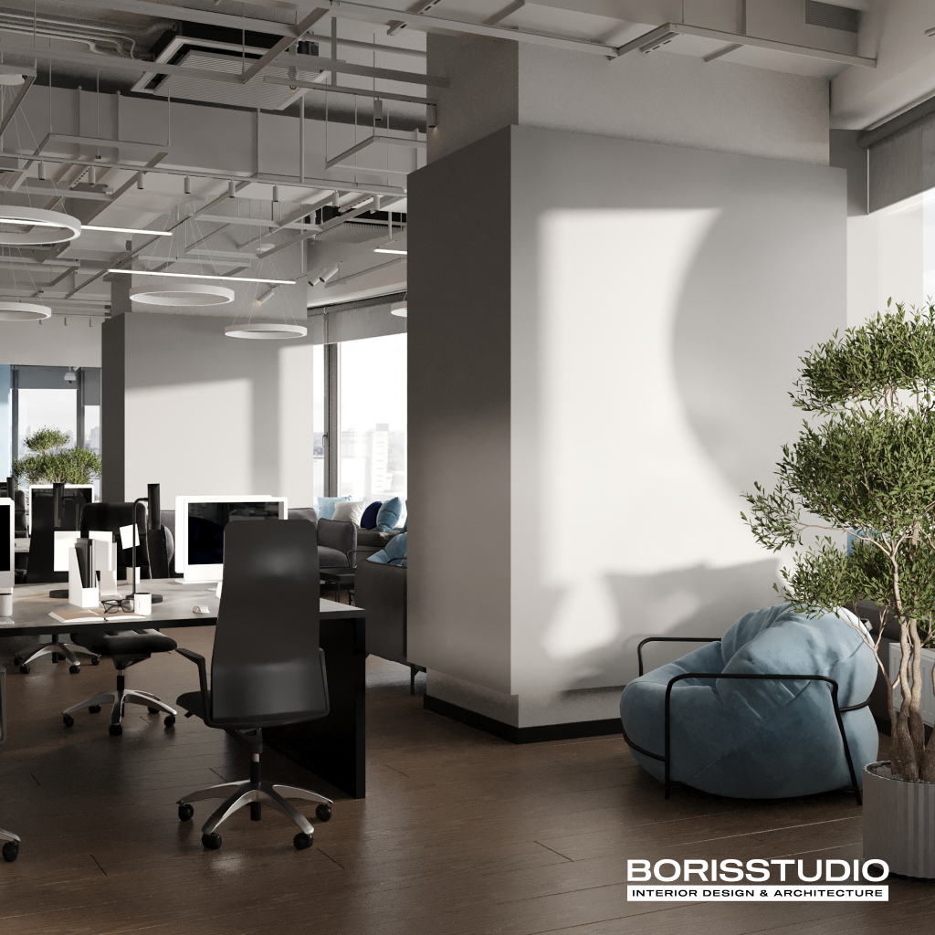 Дизайн-проект офісу в БЦ "Gulliver", фото №11