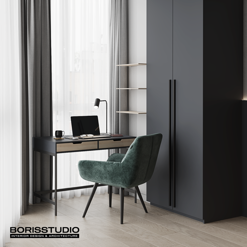 Дизайн однокімнатної квартири на Подолі, Фото №4