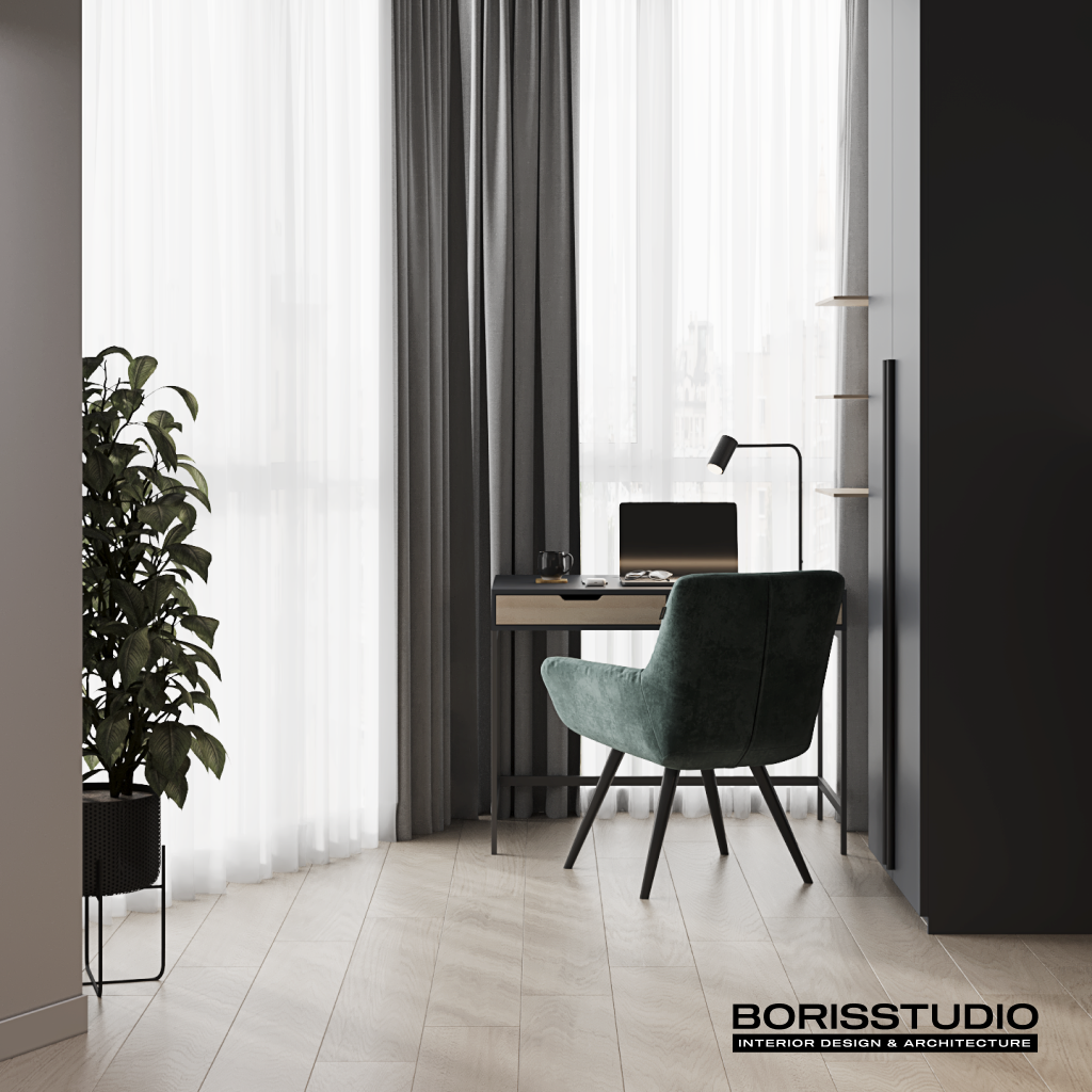 Дизайн однокімнатної квартири на Подолі