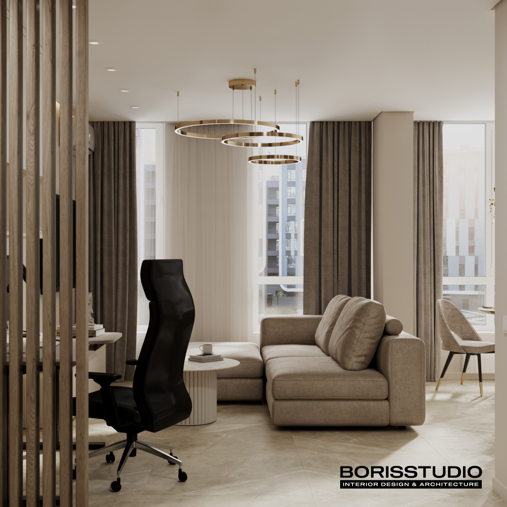 Дизайн-проект двокімнатної квартири в ЖК "Respublika", Фото №17