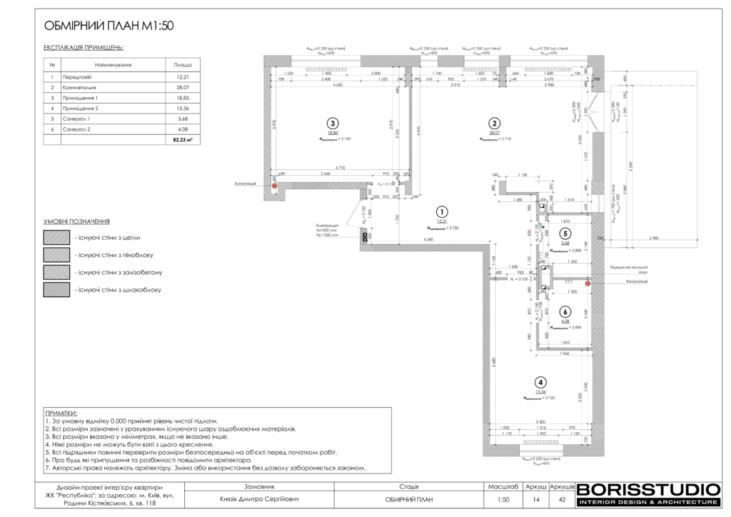 Дизайн-проект двокімнатної квартири в ЖК "Respublika", альбом проекту, фото №15