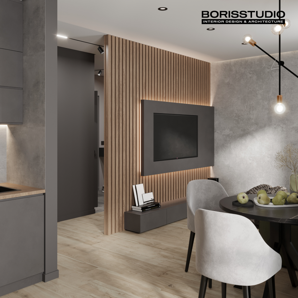 Дизайн-проект двокімнатної квартири в ЖК "Казка", фото №1