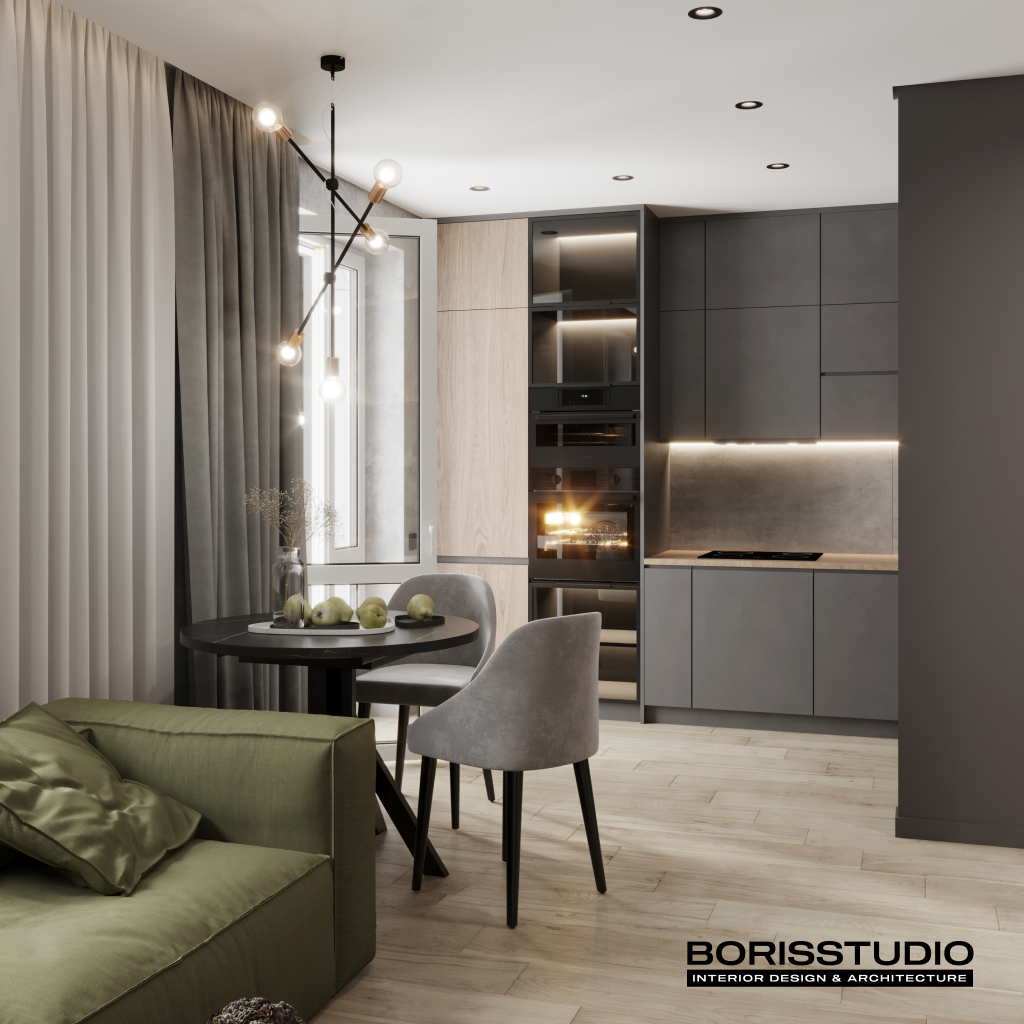 Дизайн-проект двокімнатної квартири в ЖК "Казка", фото №4