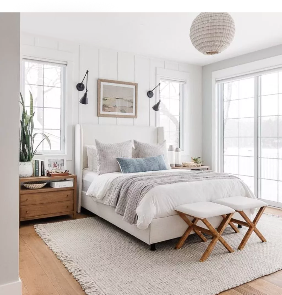 Дизайн інтер'єру спальні в скандинавському стилі