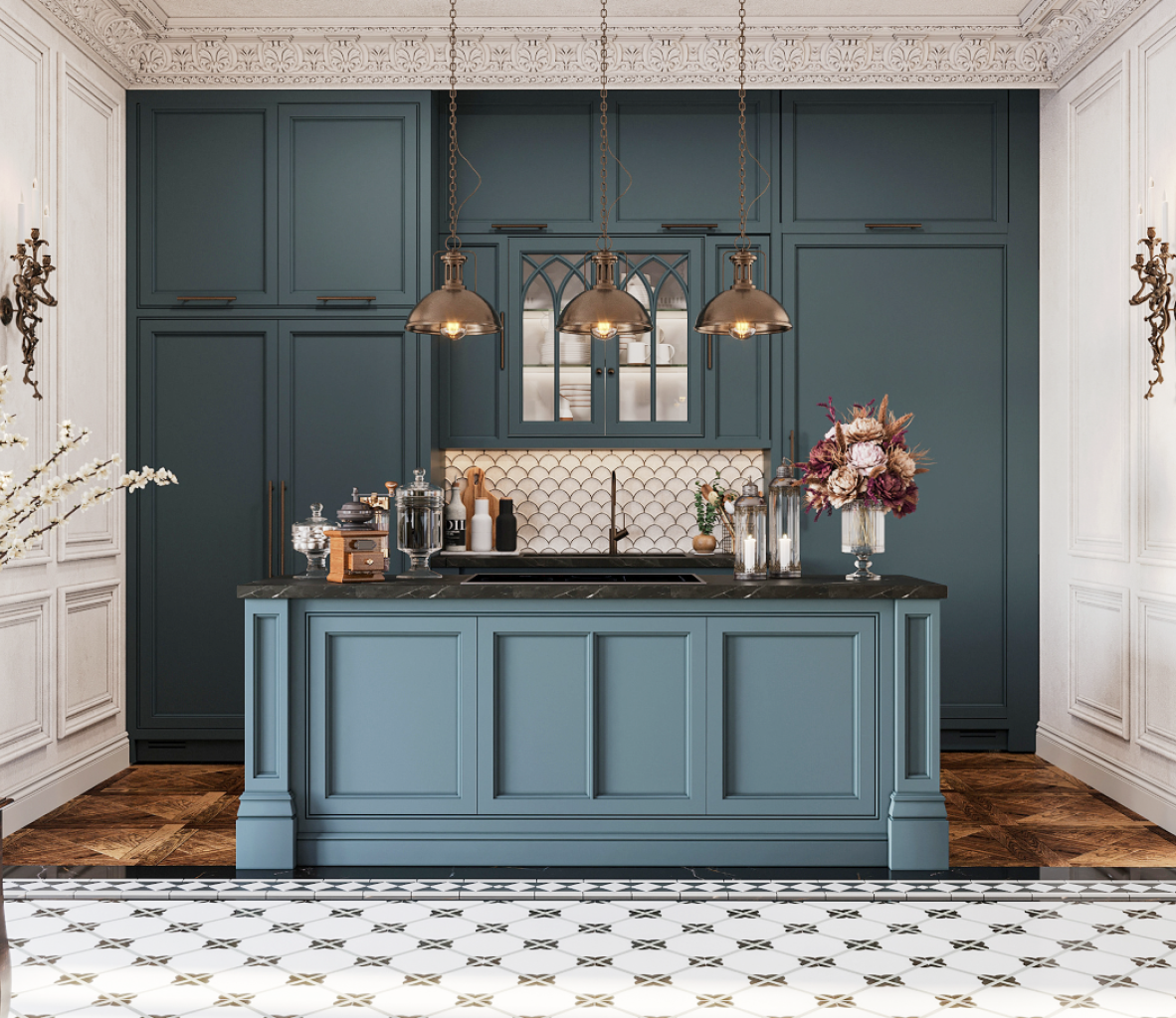 Дизайн інтер’єру у вінтажному стилі №1