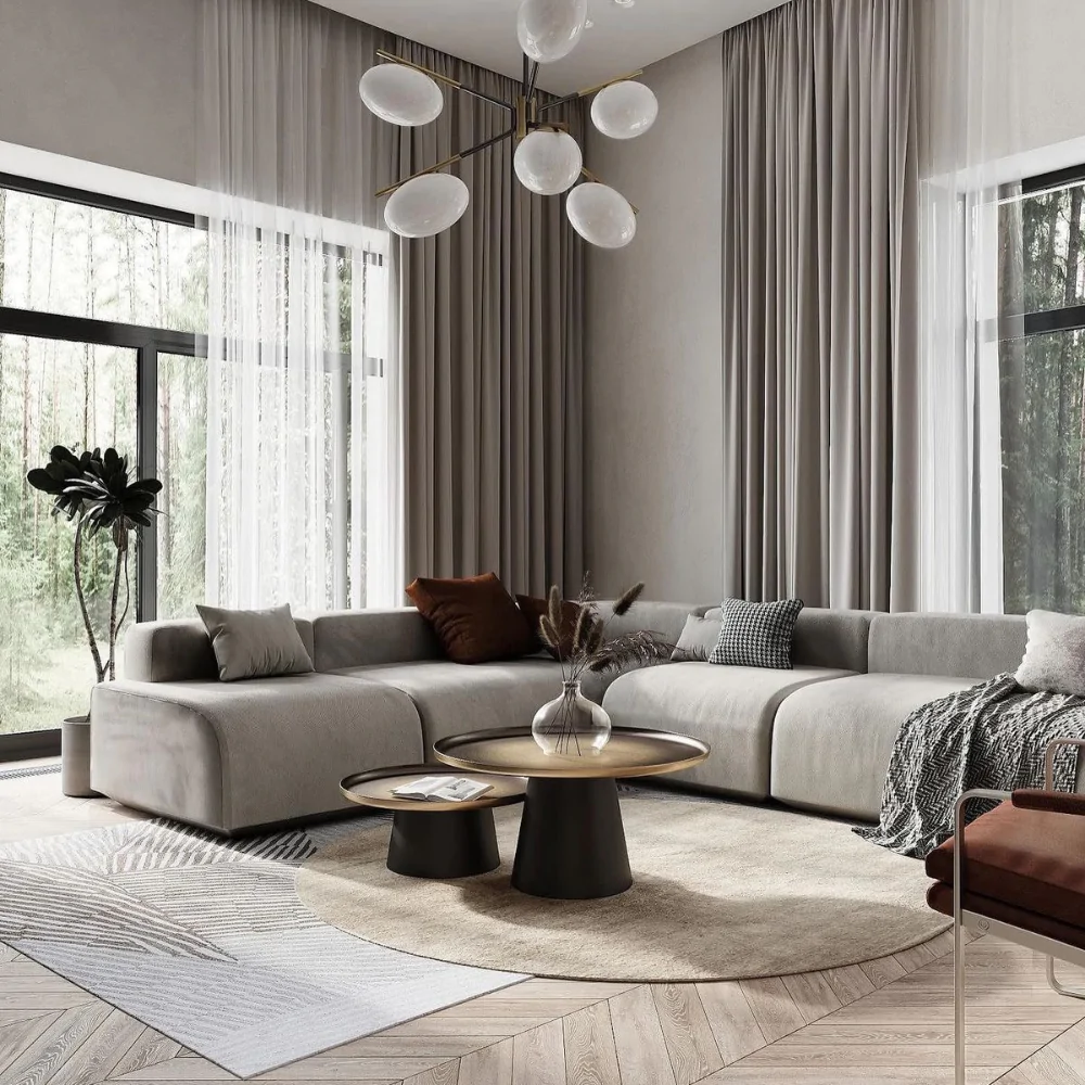 тенденції сучасного інтер'єру вітальні