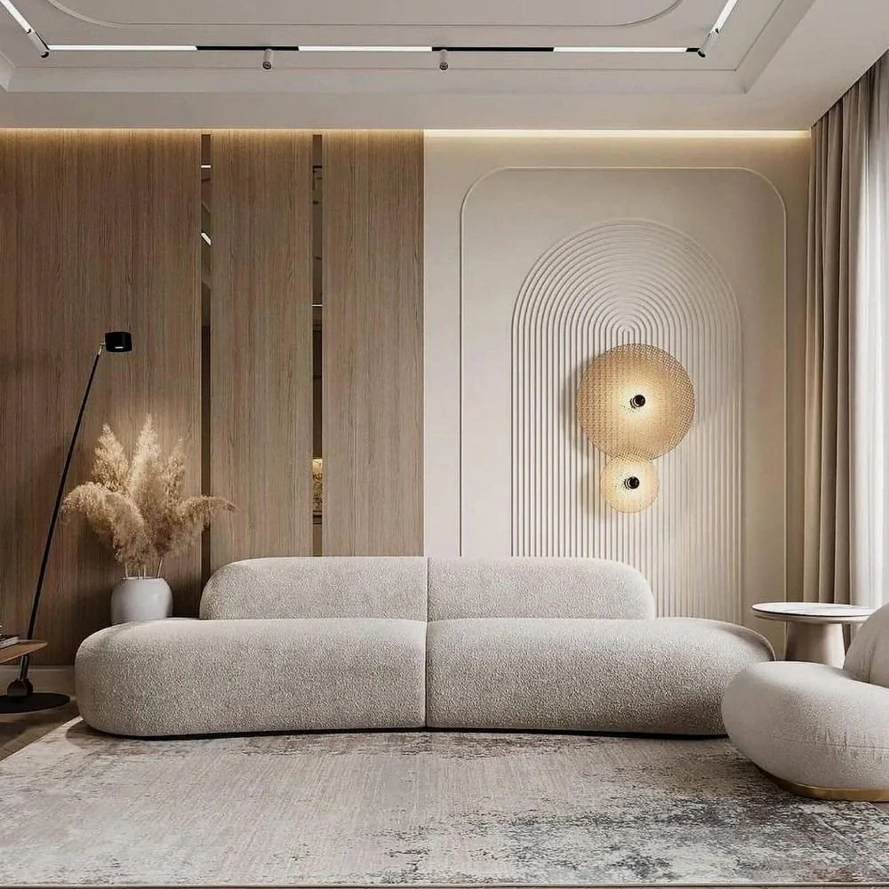 сучасний інтер'єру вітальні