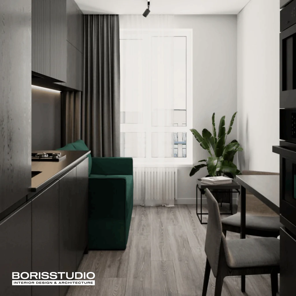 Дизайн однокімнатних квартир під ключ