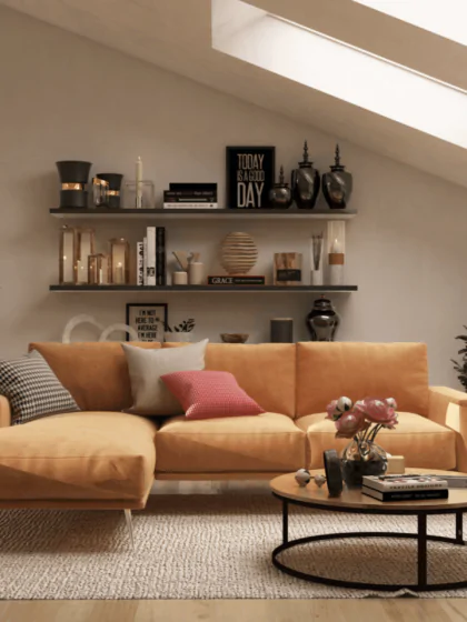 Помаранчевий колір в інтер’єрі