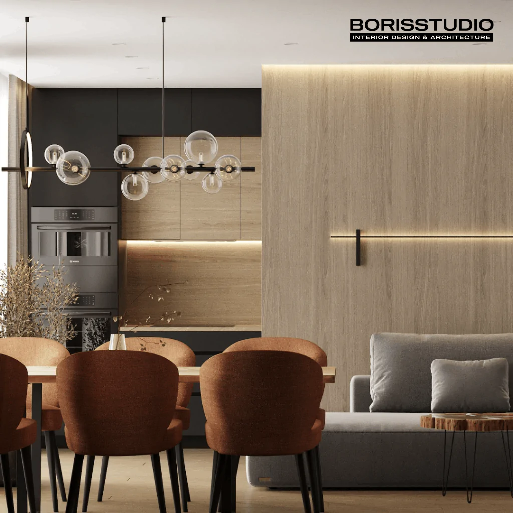 оранжевый цвет в дизайне интерьера