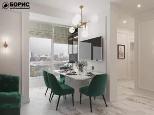 Дизайн-проект двокімнатної квартири ЖК «Німецький проект»