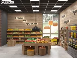 Дизайн-проєкт інтер’єру овочевого магазину на вул. Героїв Праці