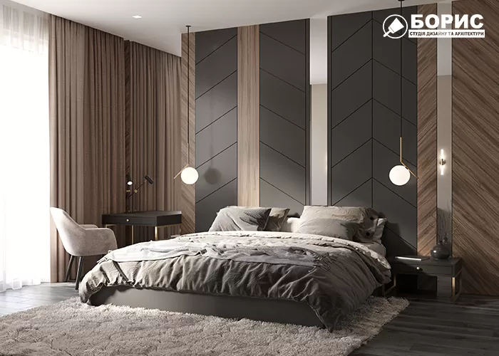 Визуализация интерьера в Харькове, спальня