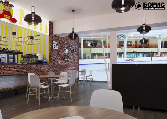 Сучасний і с ремонт кафе в Харкові.