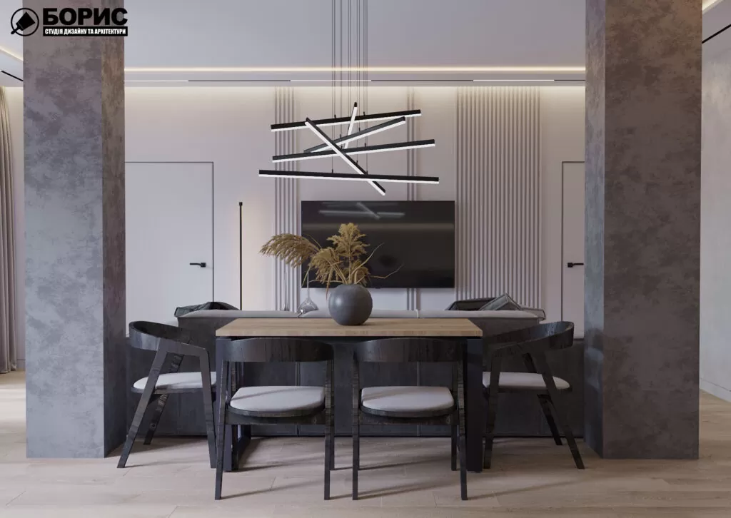 Дизайн-проект інтер’єру двокімнатної квартири ЖК «Журавлі»