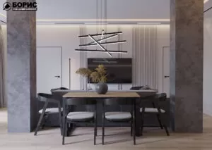 Дизайн-проект інтер’єру двокімнатної квартири ЖК «Журавлі»