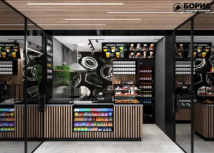 Ремонт бара и кальянной с видом на большой зал