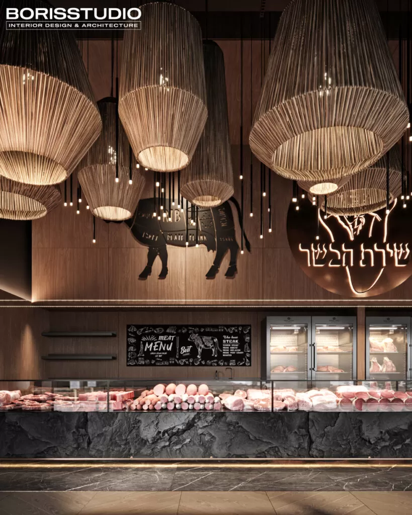 Дизайн-проект інтер’єру магазину м’яса “Butcher shop”