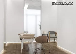 Дизайн-проєкт інтер’єру кабінету косметології