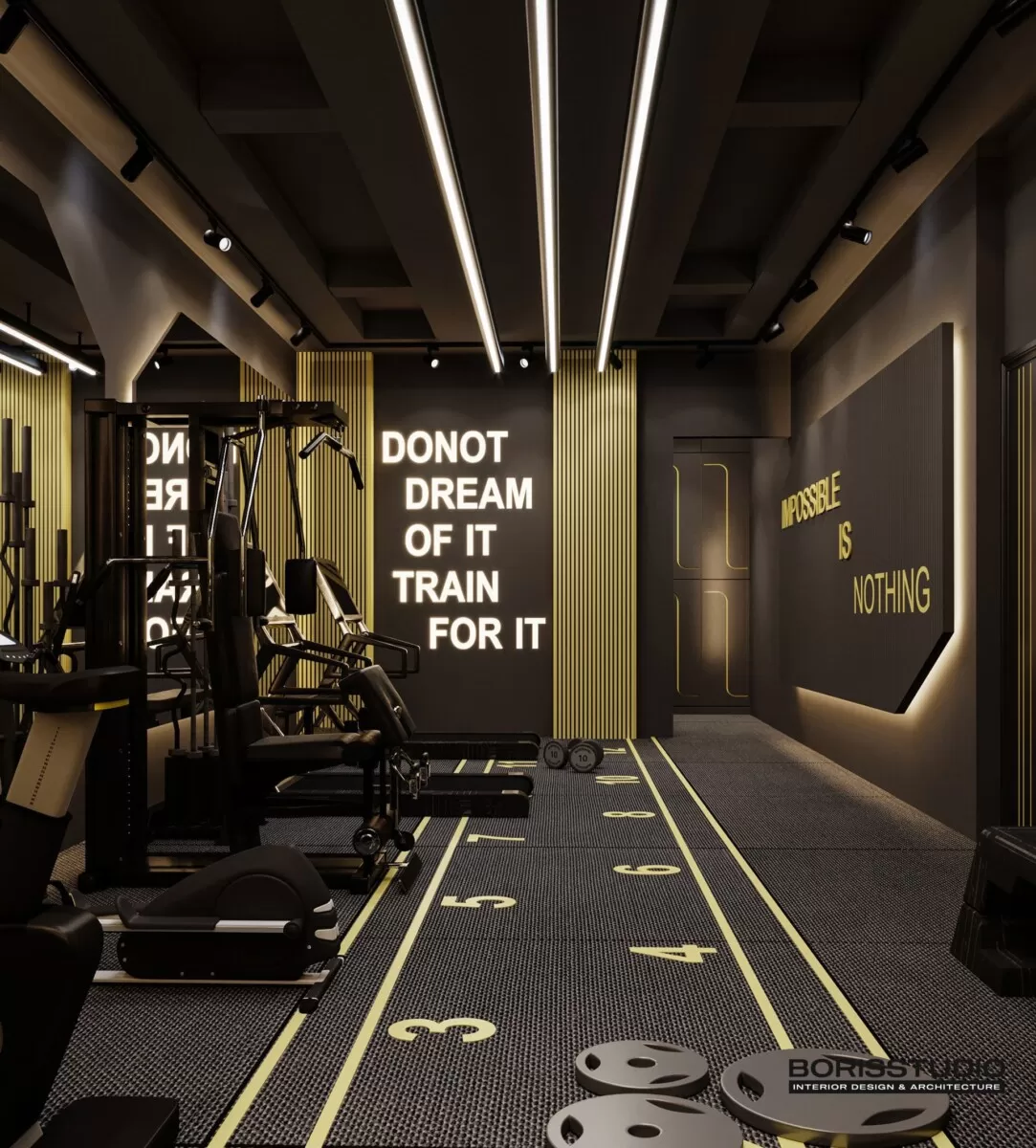 Дизайн інтер’єру спортивного залу, Фото №6