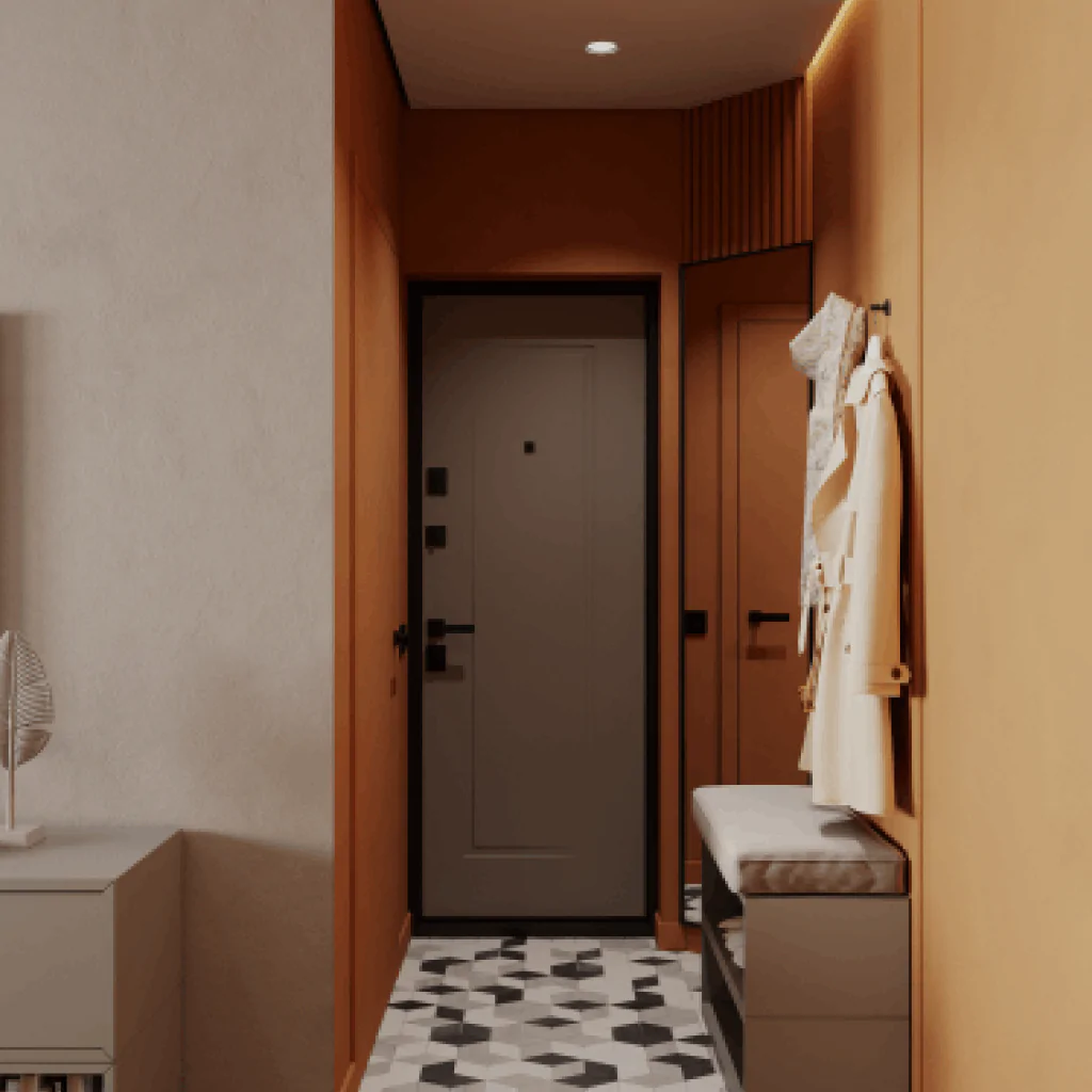 Правильне поєднання кольорів у передпокої