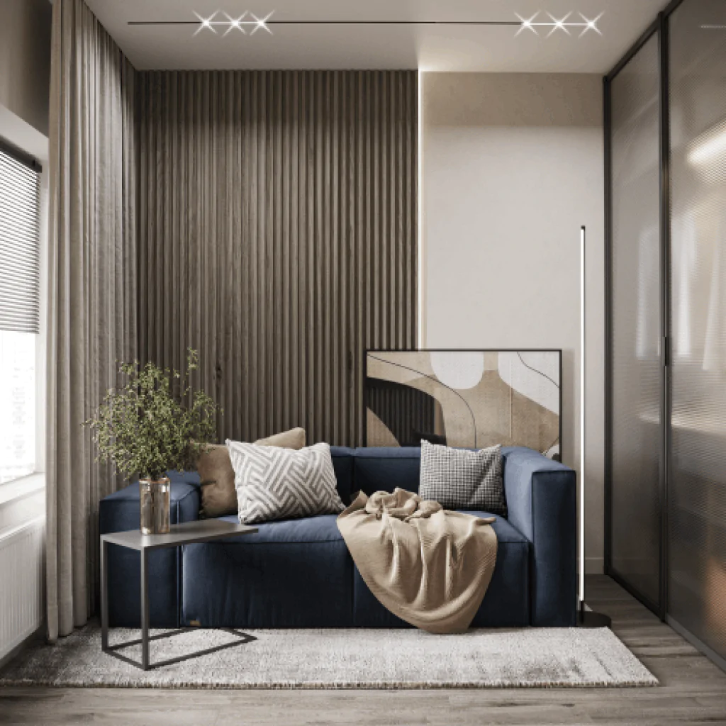 Правильне поєднання кольорів у вітальні