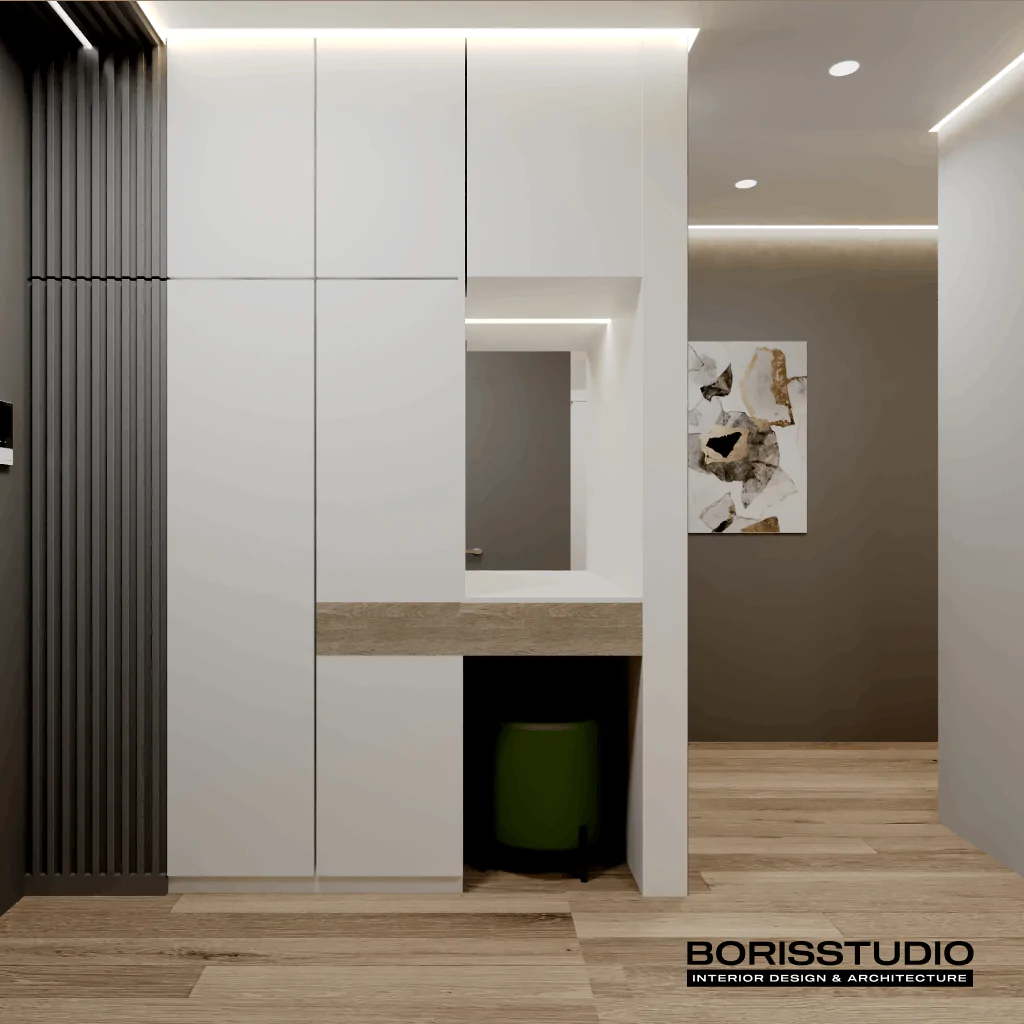 Передпокій в сірому кольорі