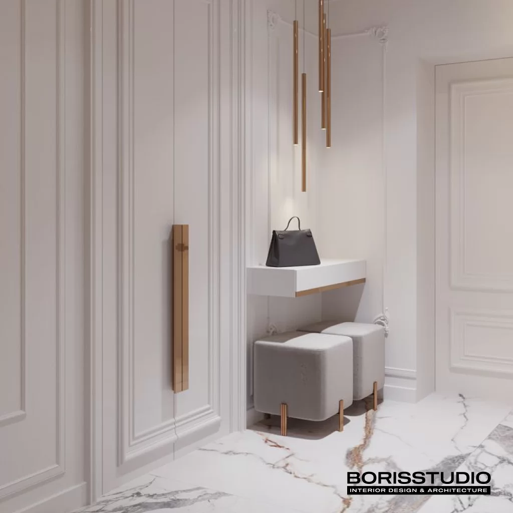 Дизайн-проект передпокою у класичному стилі