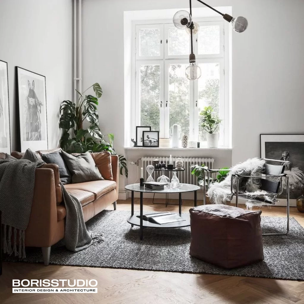 Дизайн интерьера котеджа в скандинавском стиле