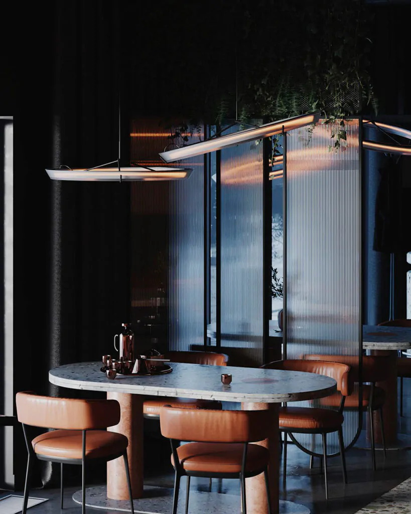 Кафе в стилі хай-тек