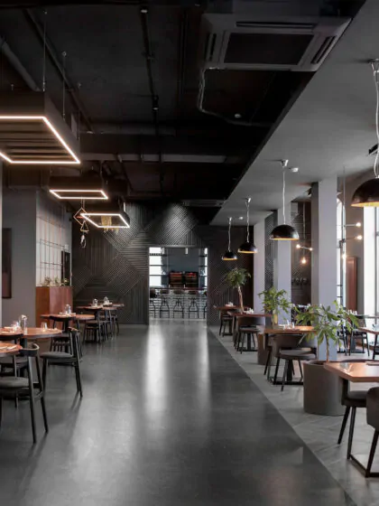 Дизайн кафе та ресторанів у стилі мінімалізм