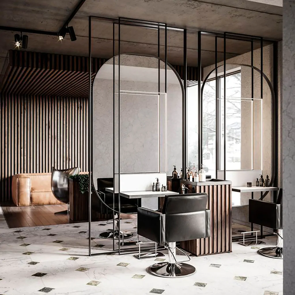 Дизайн салону краси в стилі лофт