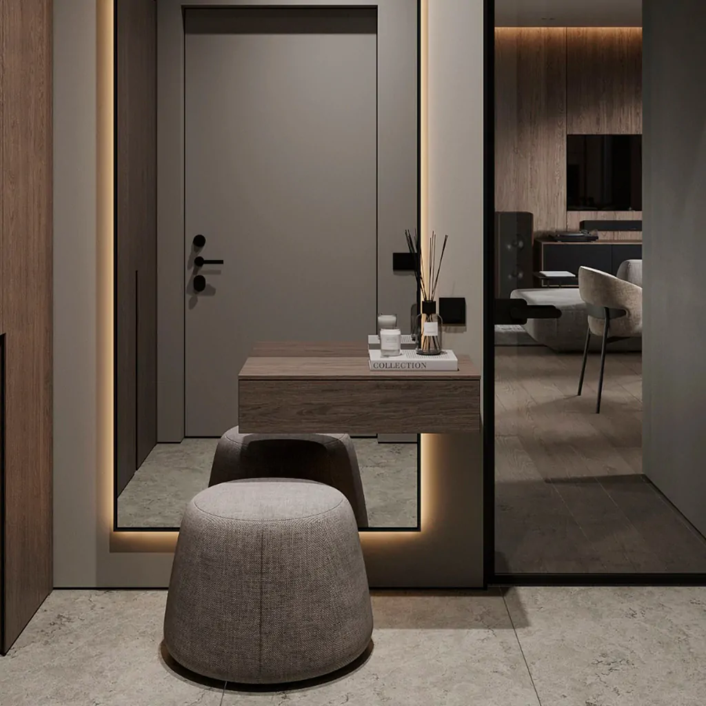 Стиль лофт в дизайні передпокою