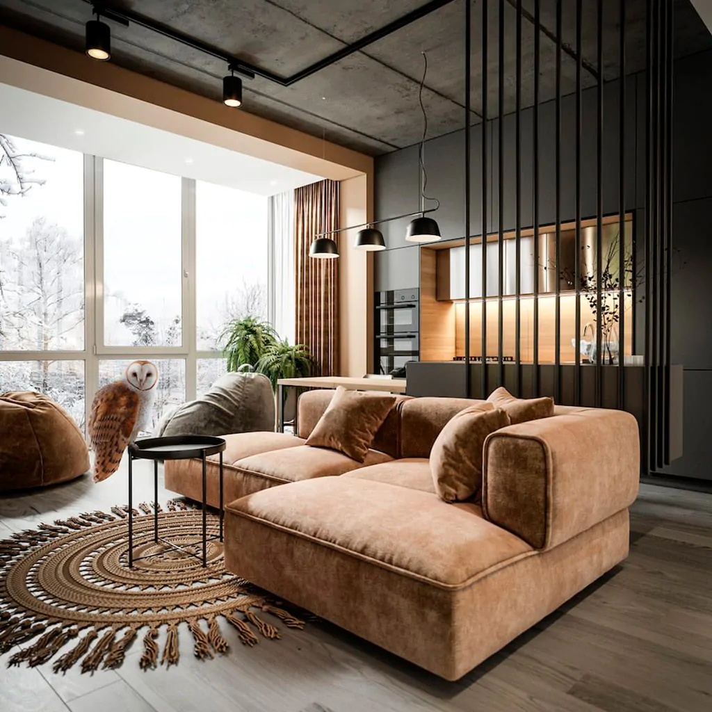 Предмети декору в стилі лофт для котеджу