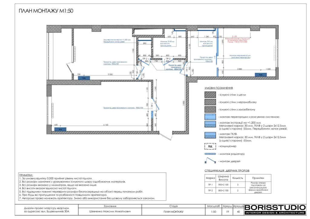 Планування інтер'єру квартири, фото №3